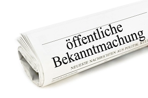 Fotolia öffentliche Bekanntmachung&nbsp;&copy;&nbsp;Fotolia.com