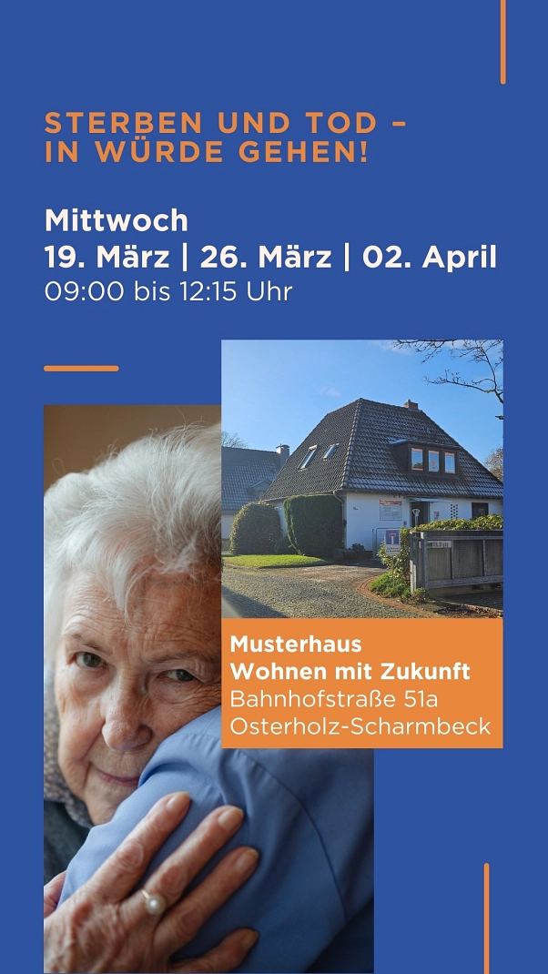 Pflegekurs „Sterben und Tod – in Würde gehen“&nbsp;&copy;&nbsp;Landkreis Osterholz